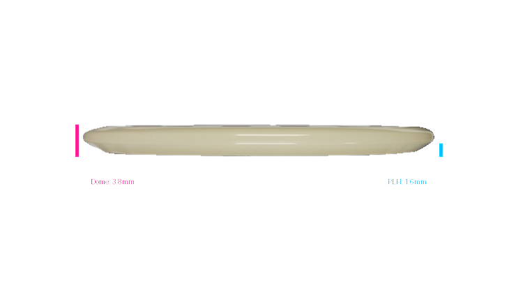 Discraft Mega Glo Z Buzzz SS Midrange Profile View