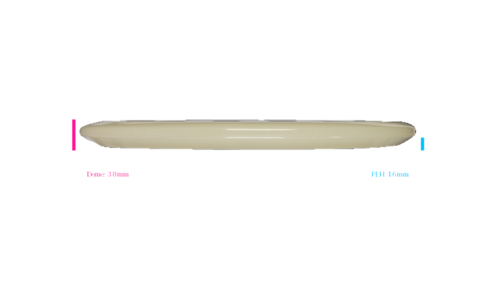 Discraft Mega Glo Z Buzzz SS Midrange Profile View