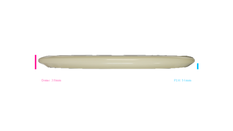 Discraft Mega Glo Z Buzzz SS Midrange Profile View