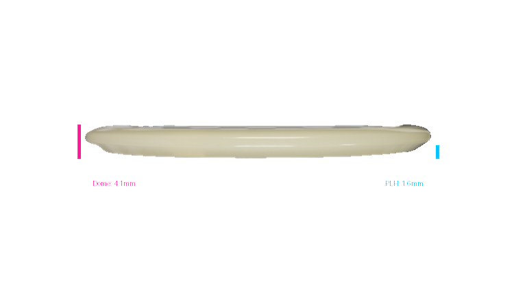Discraft Mega Glo Z Buzzz SS Midrange Profile View