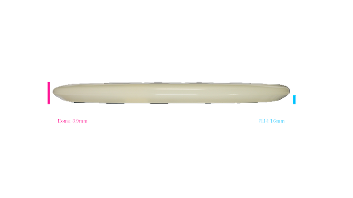 Discraft Mega Glo Z Buzzz SS Midrange Profile View