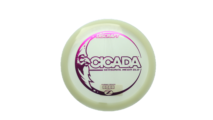 Discraft Mega Glo Z Cicada Fairway Driver Front View