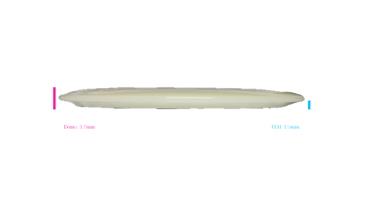 Discraft Mega Glo Z Cicada Fairway Driver Profile View