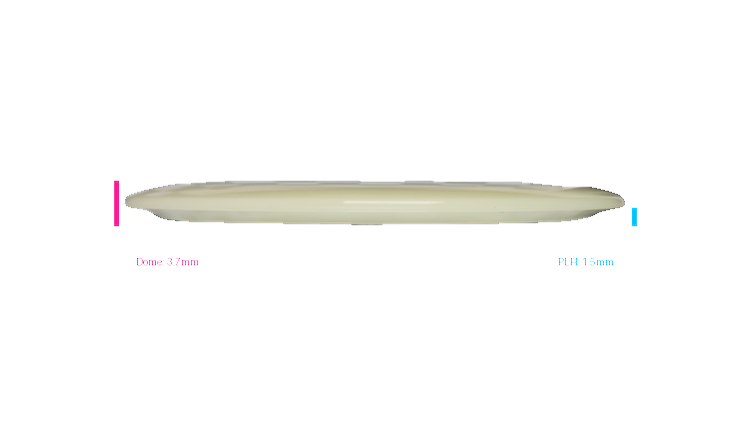 Discraft Mega Glo Z Cicada Fairway Driver Profile View