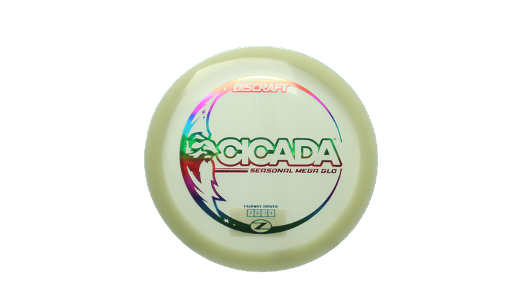 Discraft Mega Glo Z Cicada Fairway Driver Front View