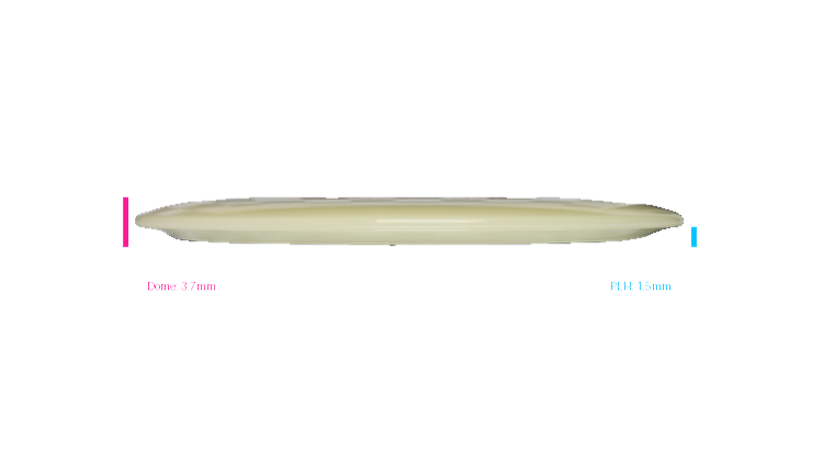 Discraft Mega Glo Z Cicada Fairway Driver Profile View