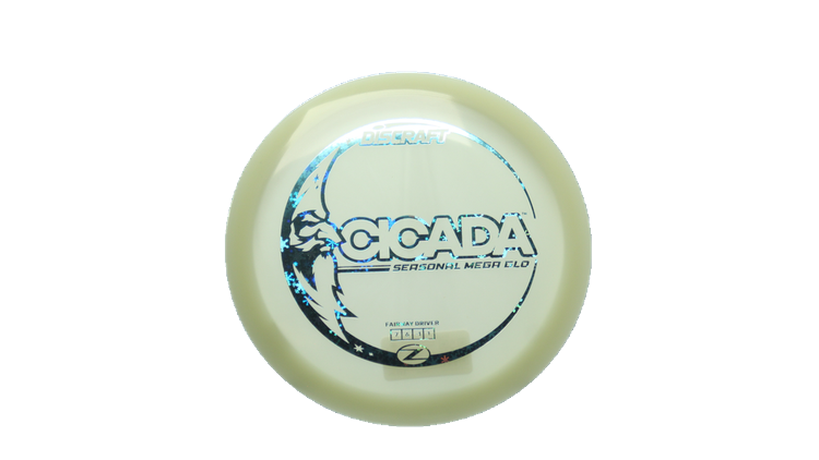 Discraft Mega Glo Z Cicada Fairway Driver Front View