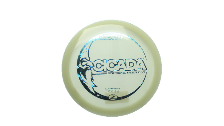 Discraft Mega Glo Z Cicada Fairway Driver Front View