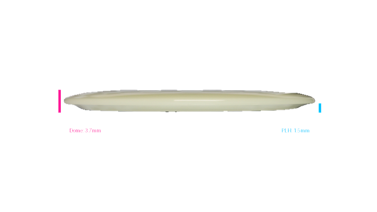 Discraft Mega Glo Z Cicada Fairway Driver Profile View