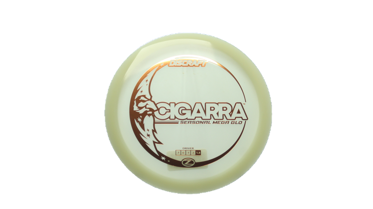 Discraft Mega Glo Z Cigarra Fairway Driver Front View