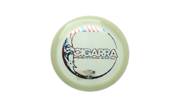 Discraft Mega Glo Z Cigarra Fairway Driver Front View