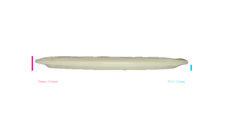 Discraft Mega Glo Z Cigarra Fairway Driver Profile View