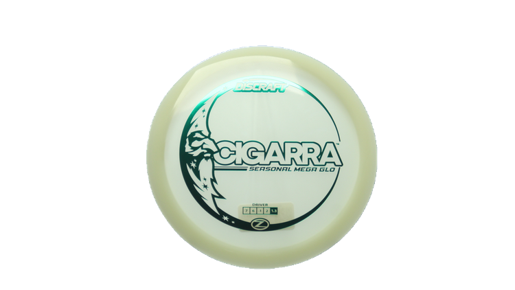 Discraft Mega Glo Z Cigarra Fairway Driver Front View
