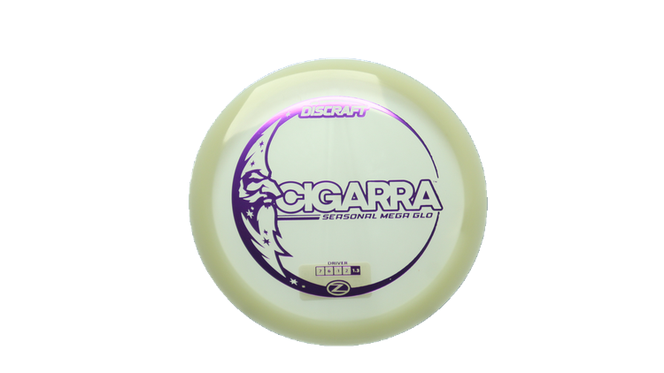 Discraft Mega Glo Z Cigarra Fairway Driver Front View