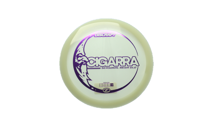 Discraft Mega Glo Z Cigarra Fairway Driver Front View
