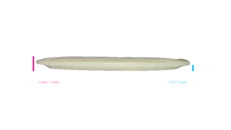 Discraft Mega Glo Z Cigarra Fairway Driver Profile View
