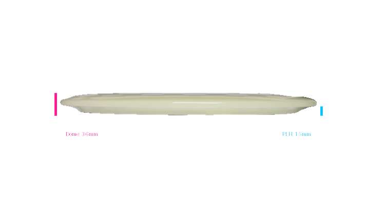 Discraft Mega Glo Z Cigarra Fairway Driver Profile View