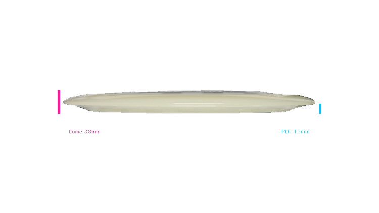 Discraft Mega Glo Z Force Distance Driver Profile View