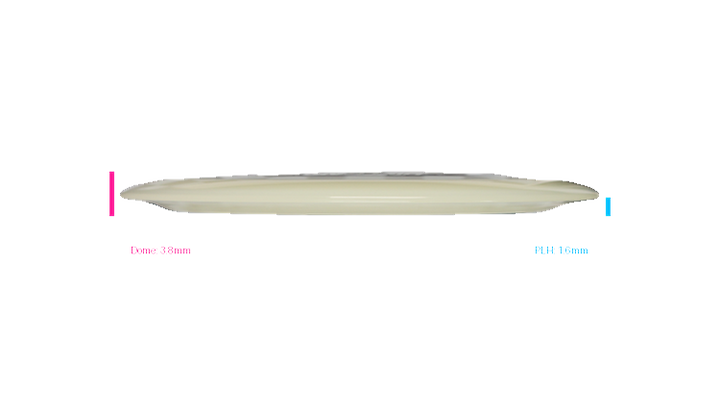 Discraft Mega Glo Z Force Distance Driver Profile View