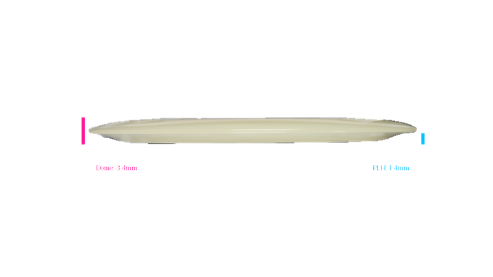 Discraft Mega Glo Z Force Distance Driver Profile View