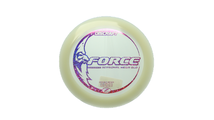 Discraft Mega Glo Z Force Distance Driver Front View