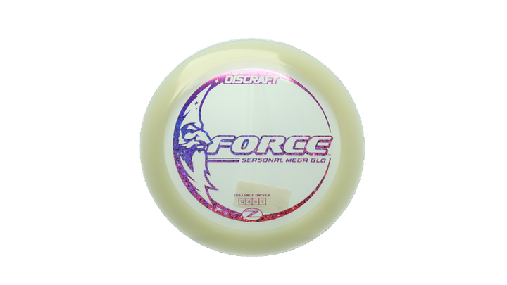 Discraft Mega Glo Z Force Distance Driver Front View