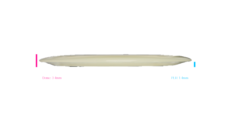Discraft Mega Glo Z Force Distance Driver Profile View