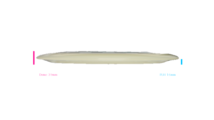 Discraft Mega Glo Z Force Distance Driver Profile View