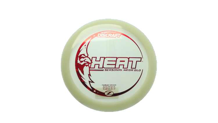 Discraft Mega Glo Z Heat Fairway Driver Front View