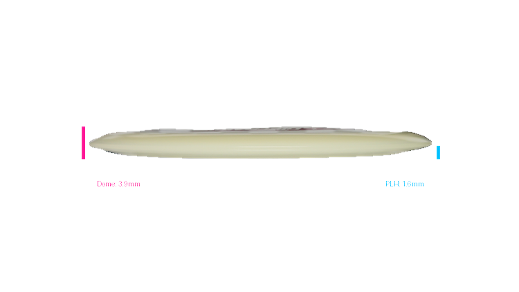 Discraft Mega Glo Z Heat Fairway Driver Profile View