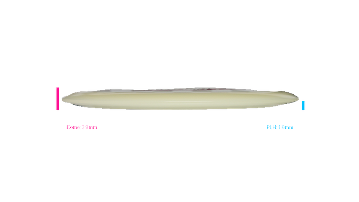 Discraft Mega Glo Z Heat Fairway Driver Profile View