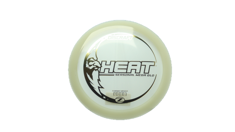 Discraft Mega Glo Z Heat Fairway Driver Front View