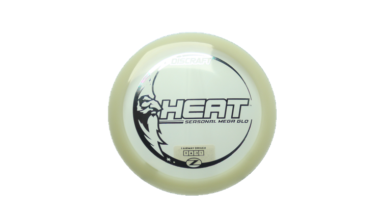 Discraft Mega Glo Z Heat Fairway Driver Front View