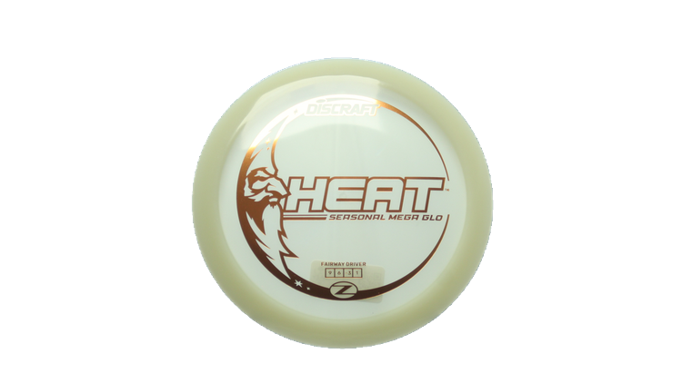 Discraft Mega Glo Z Heat Fairway Driver Front View