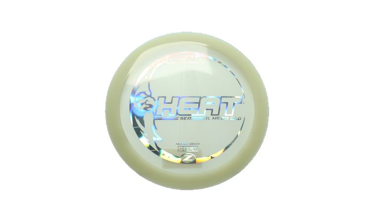 Discraft Mega Glo Z Heat Fairway Driver Front View