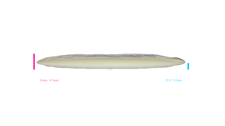 Discraft Mega Glo Z Heat Fairway Driver Profile View