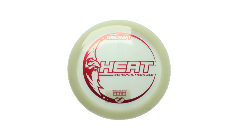 Discraft Mega Glo Z Heat Fairway Driver Front View
