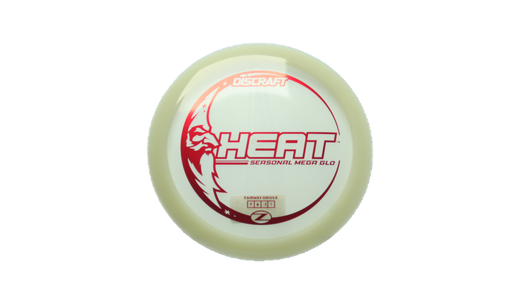 Discraft Mega Glo Z Heat Fairway Driver Front View