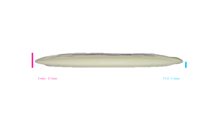 Discraft Mega Glo Z Heat Fairway Driver Profile View