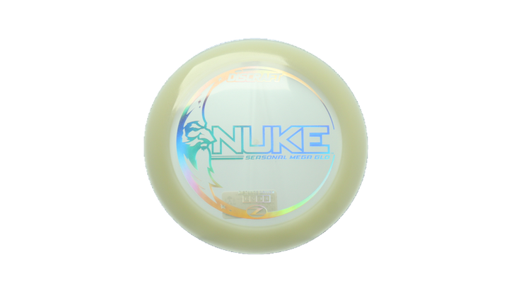 Discraft Mega Glo Z Nuke Distance Driver Front View