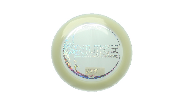 Discraft Mega Glo Z Nuke Distance Driver Front View