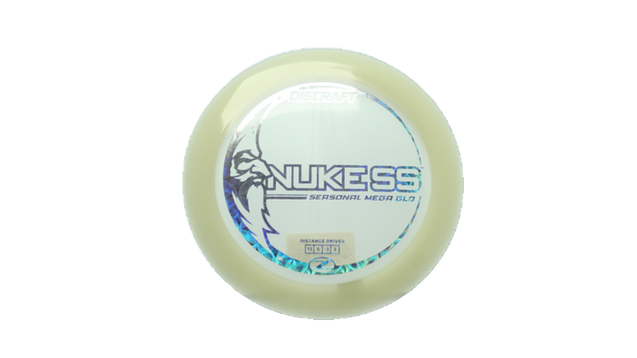 Discraft Mega Glo Z Nuke SS Distance Driver Front View