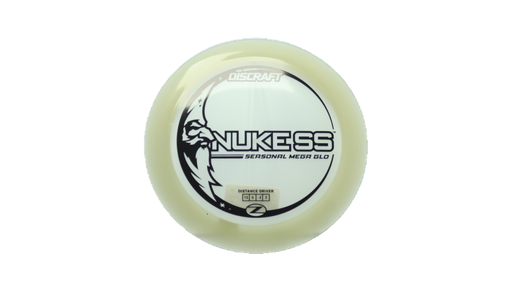 Discraft Mega Glo Z Nuke SS Distance Driver Front View