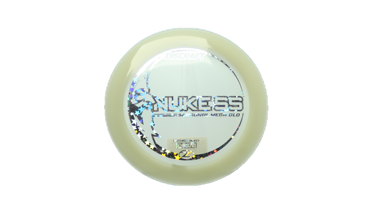 Discraft Mega Glo Z Nuke SS Distance Driver Front View