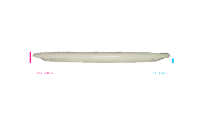 Discraft Mega Glo Z Raptor Fairway Driver Profile View