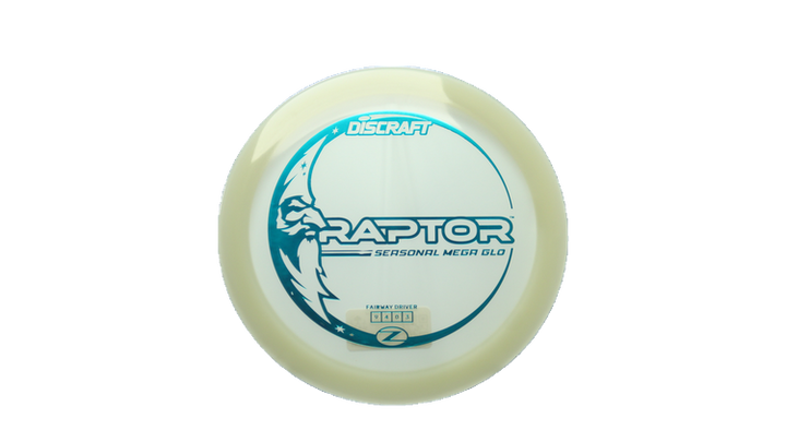 Discraft Mega Glo Z Raptor Fairway Driver Front View