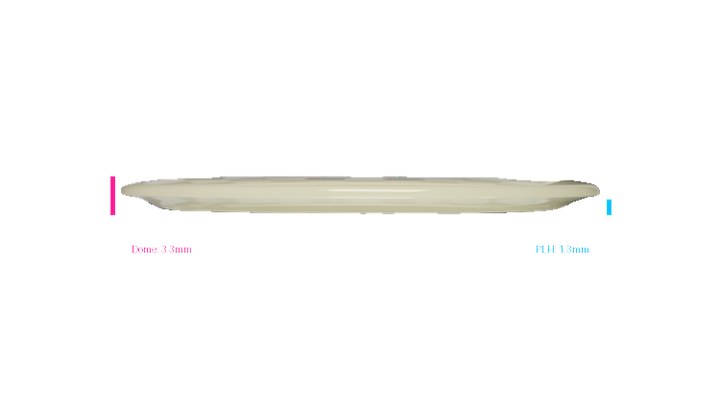 Discraft Mega Glo Z Raptor Fairway Driver Profile View