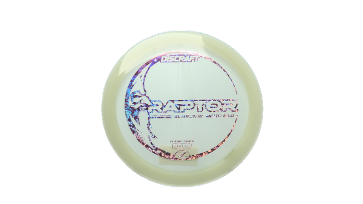 Discraft Mega Glo Z Raptor Fairway Driver Front View