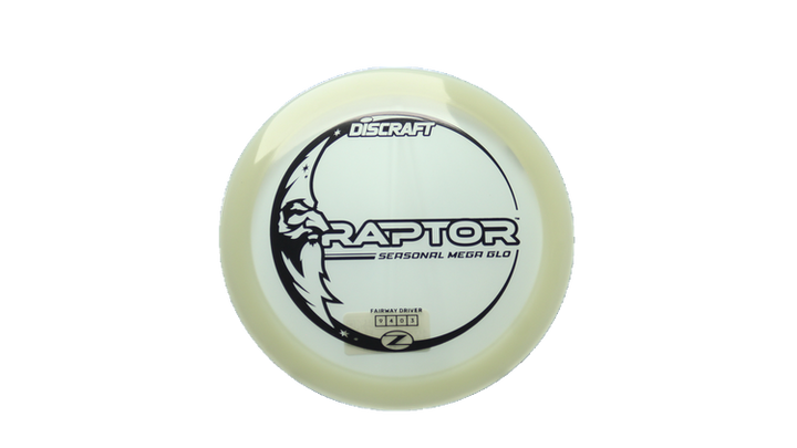 Discraft Mega Glo Z Raptor Fairway Driver Front View