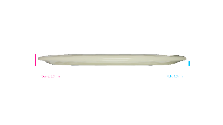 Discraft Mega Glo Z Raptor Fairway Driver Profile View